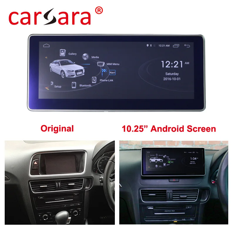 Right Hand Drive Audi Q5 SQ5 2009-2016 Android Headunit Screen Entertainment System with 4G RAM 64G