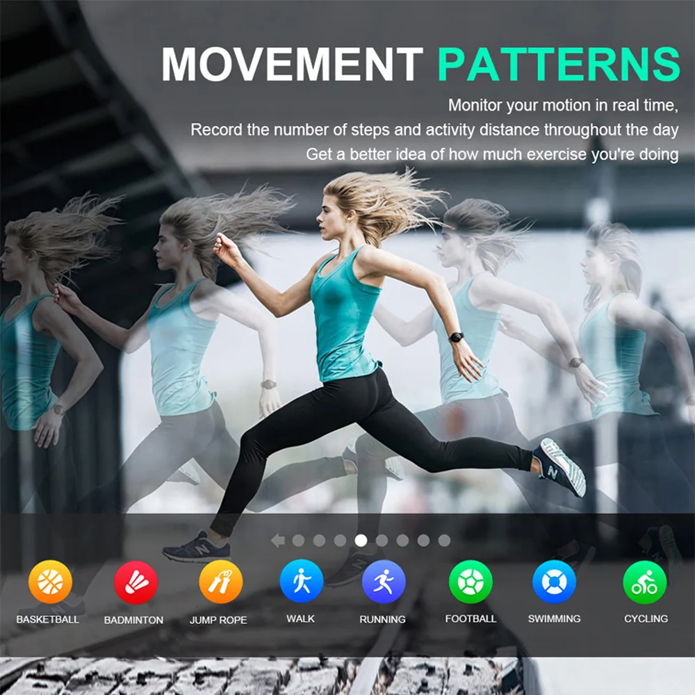 COLMI M31 Men's Smart Watch Full-touch Smartwatch Heart Rate IP67 Waterproof Sports Bracelet Business Fashion On Wrist Watch