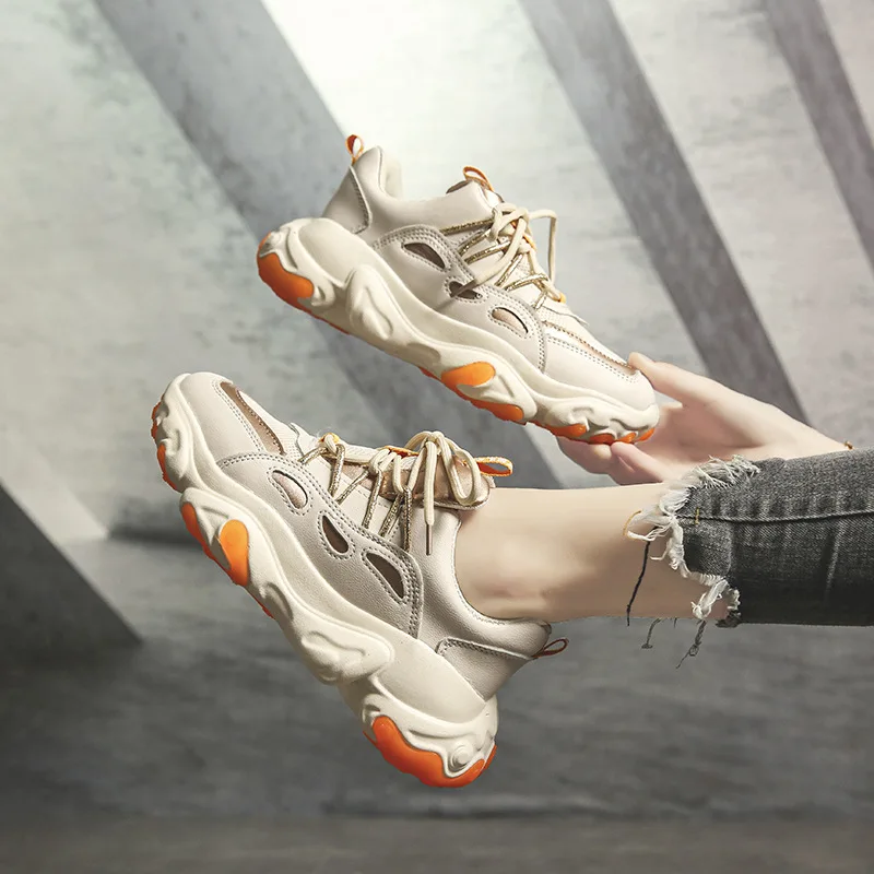 

Online Celebrity Dad ~~~ Shoes Women's INS Fashion Spring And Autumn ~~~ Super Fire 2019 Women's Summer New Style ~~~ Sports Cas