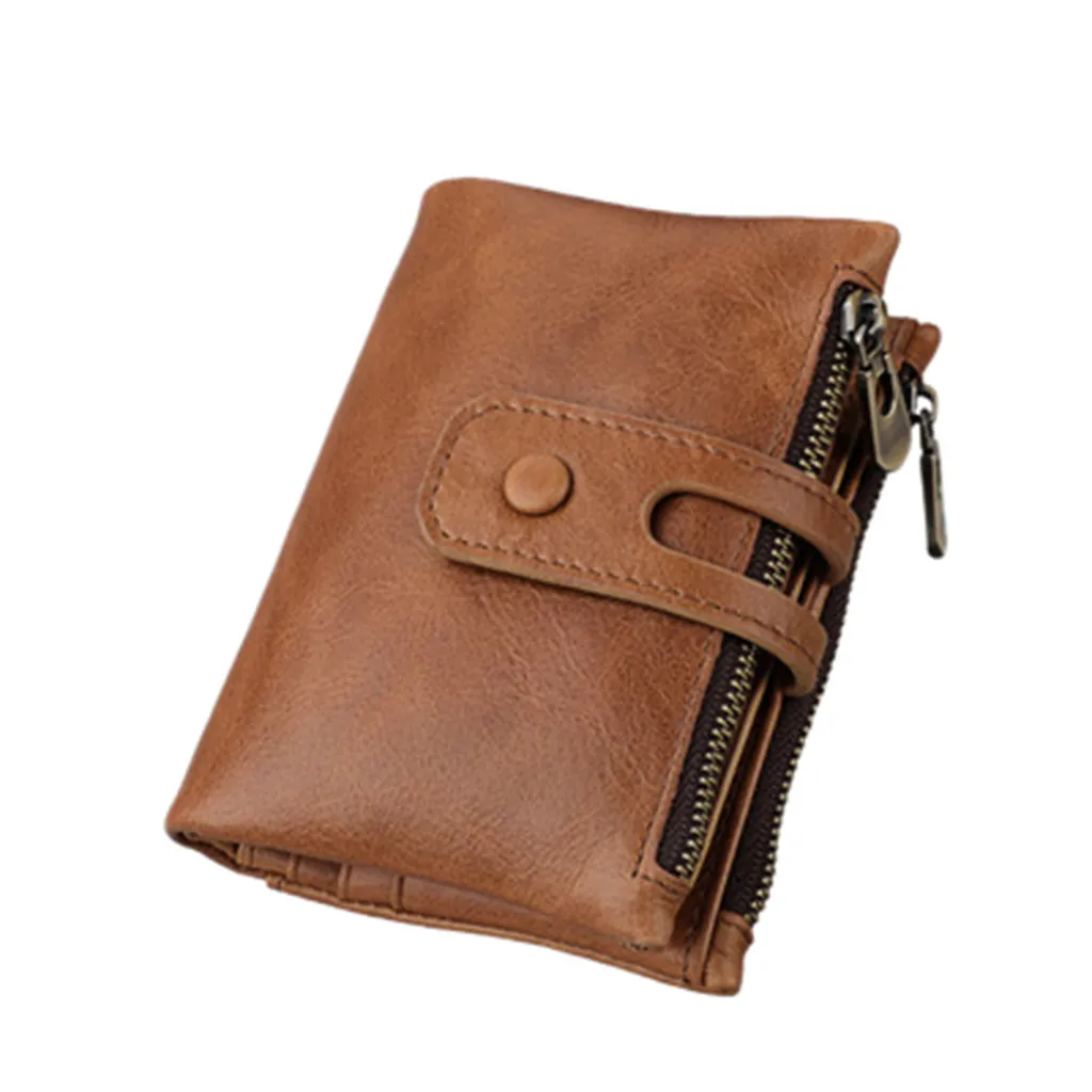 

xiniu Short Men's Wallets Leather Passport Pouch Card Holder Man Clutch Wallet Purse Male Hasp Business Documents Case#N35