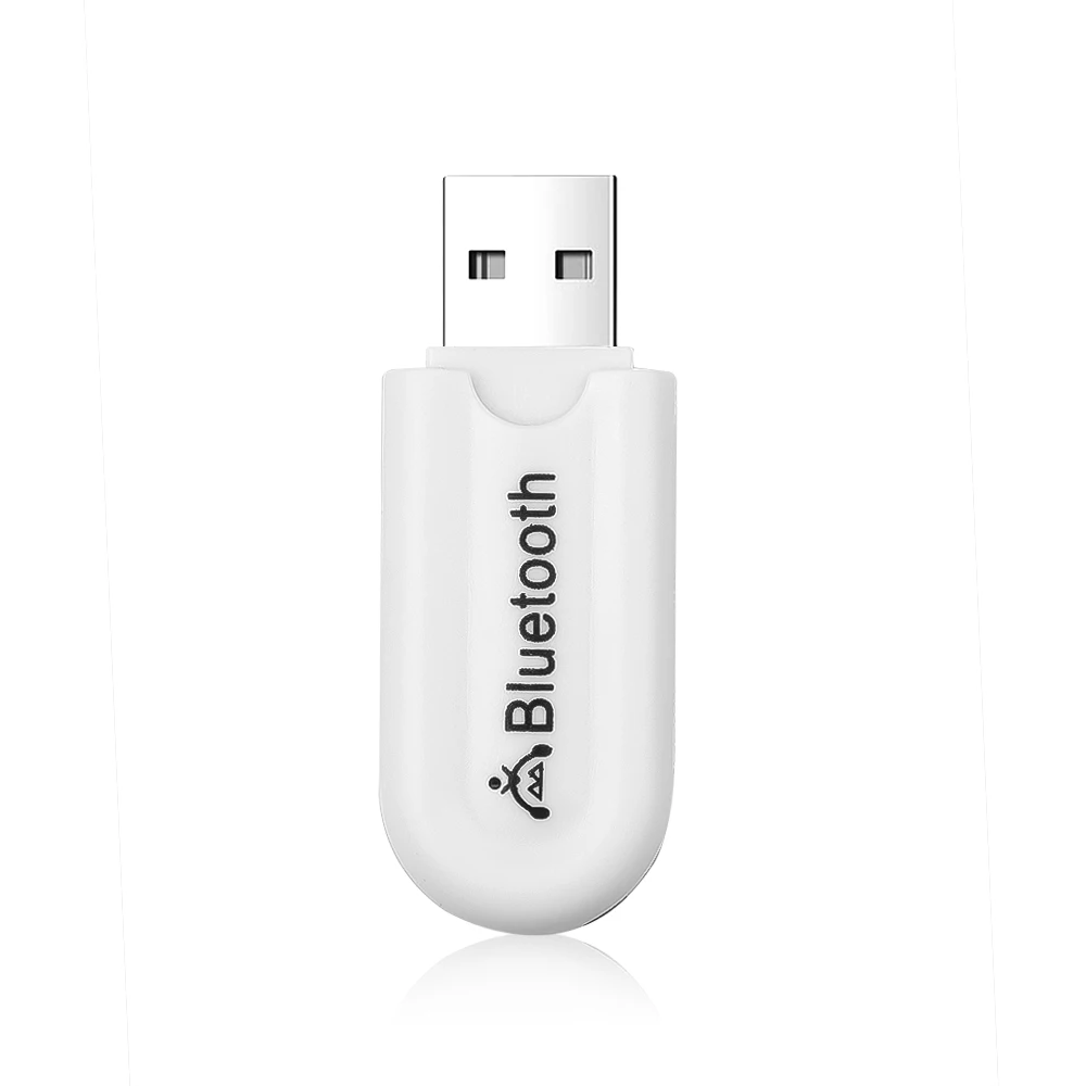 Kebidu Bluetooth 5,0 аудио приемник автомобильный AUX 2 в 1 аудио беспроводной адаптер 3,5 мм разъем для наушников Автомобильный Динамик Комплект USB ключ - Цвет: White