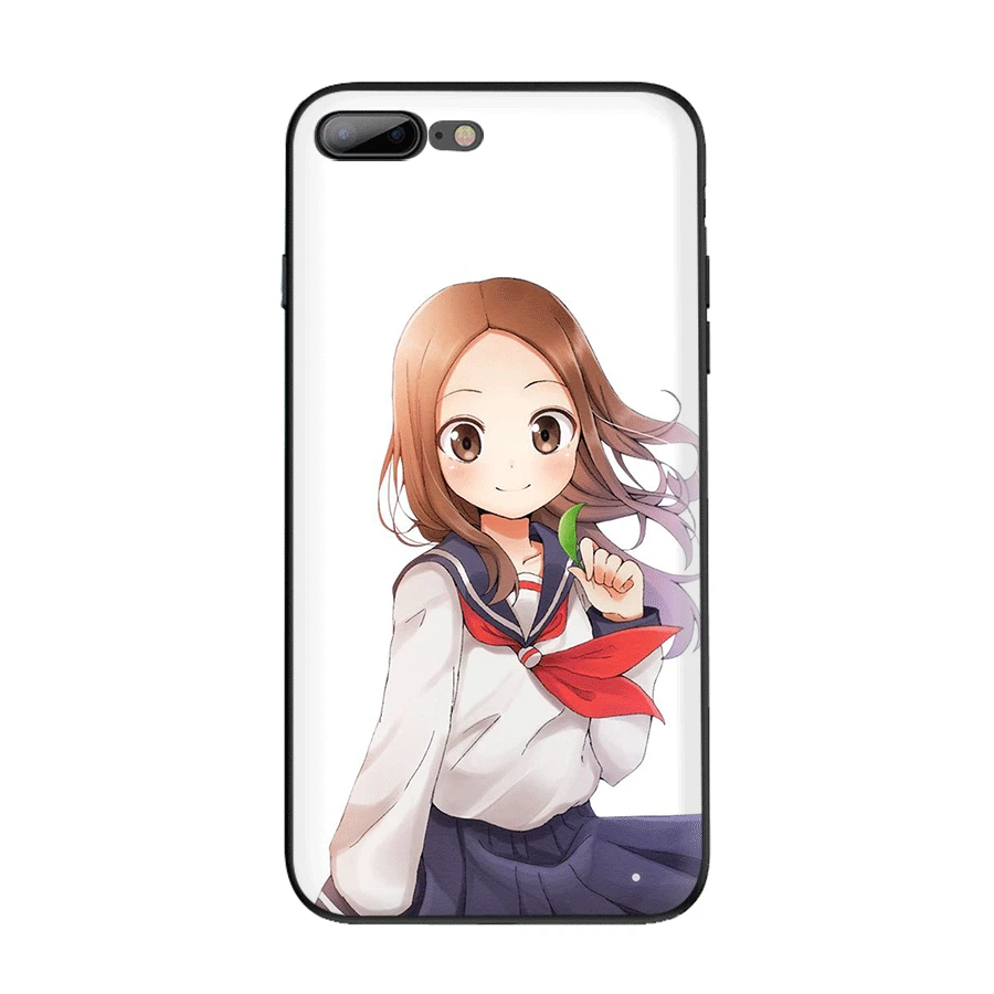 Чехол для мобильного телефона tpu для iPhone 11 Pro XR X XS Max iPhone 7 8 6 6s Plus 5 5S SE чехол Karakai Jozu no Takagi-san - Цвет: B4