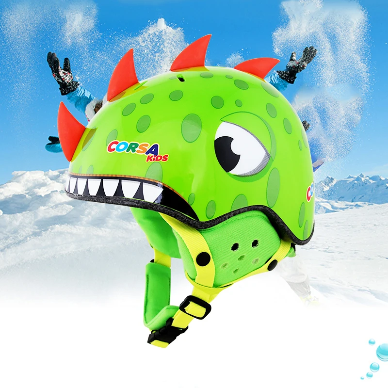 Children Skiing Helmet Kids Ski Ultralight Integrally Molded Winter Snowboard Skateboard Skating Child Cartoon Helmet 50 54cm Ski Helmets Aliexpress