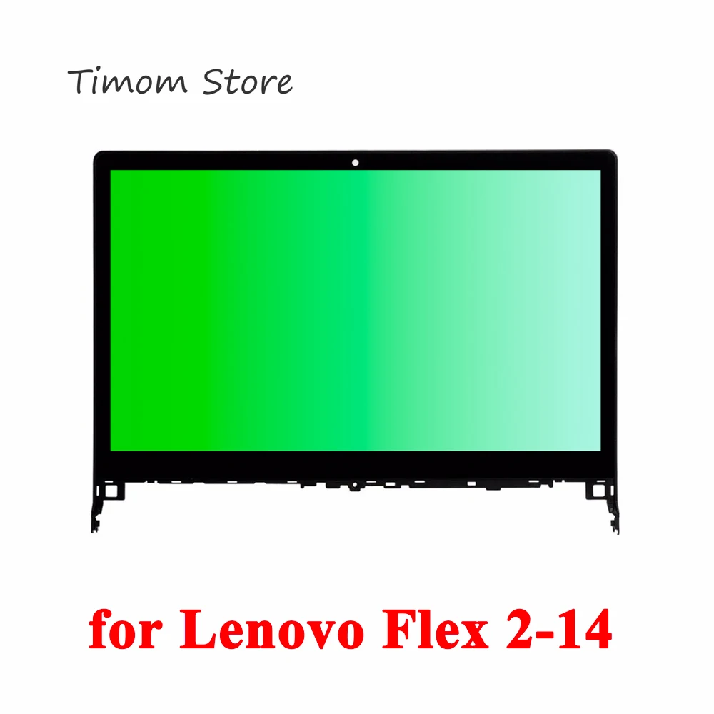 Для Lenovo Flex 2 14 14D ноутбук 80FJ 80GS сенсорный ЖК экран в сборе рамка 1366*768 5D10F76753 5D10G18360
