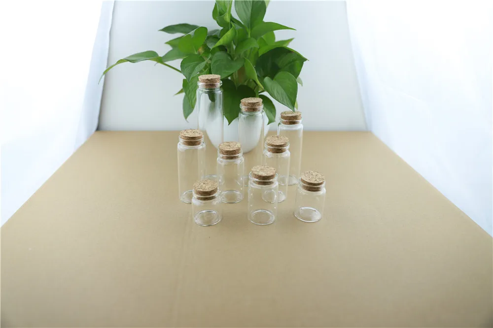 37mm 24PCS 80ml Glass Bottles Storage Jar for Spice Corks spicy Bottle Candy Containers Vials With Cork Stopper (6)