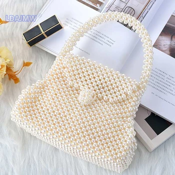 

Handmade Pearl Bags Women Handbags Ladies Evening Party Elegant Beaded purse clutch Evening Bags for Party handbag woman soldes