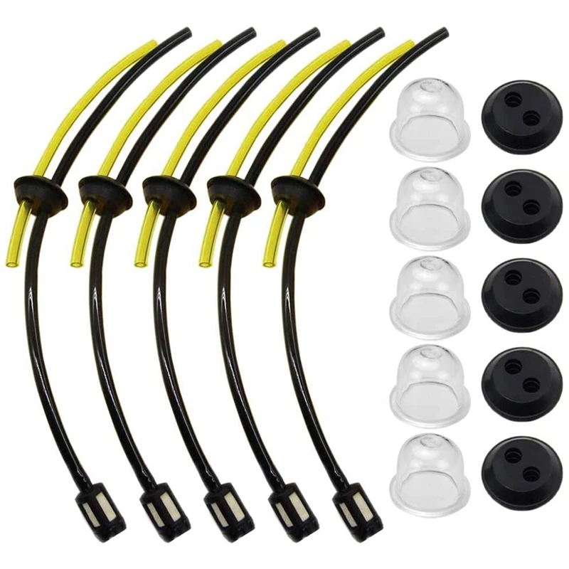 5Sets Petrol Filter Kit Hose Seal For Timbertech Brush Cutter Auger Hedge Trimmer Pole Pruner | Инструменты