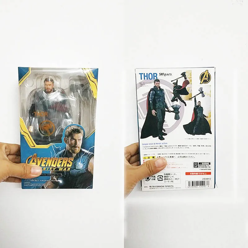 

SHF Movie Avengers Endgame Thor Avengers Infinity War Action Figure Model Toys Doll For Gift