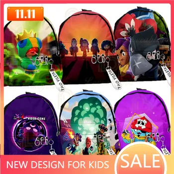 

Star Crow Game Cartoon Heroes School Bag Figure Model Spike Shelly Leon PRIMO MORTIS Birthday Gifts for Boys Girls Kids