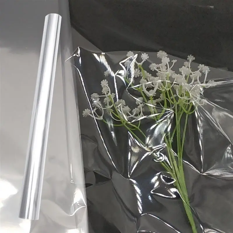 10m X 54cm Clear Cellophane Wrap Roll For Gift Flower Bouquet Baskets Wrapping Arts And Crafts Supplies