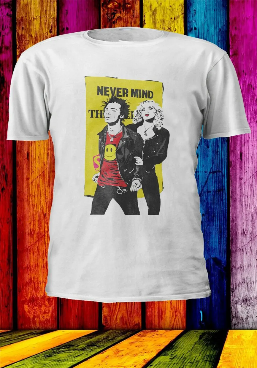 Never Mind Punk Rock Sid And Nancy Music Festivals Men Women Unisex T-Shirt 960 Harajuku Hip Hop Tee Shirt | Мужская одежда
