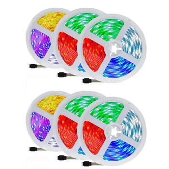 

RGB LED Strip Lights 15M Waterproof 5050 Strip Light with 44 Keys Remote for Room Bar Christmas Halloween Party