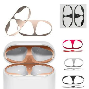 

Metal Film Dust Guard For Airpods 1 2 Accessories Metal Dust-proof Protective Sticker For Apple Airpods 2 1 Protective Cover
