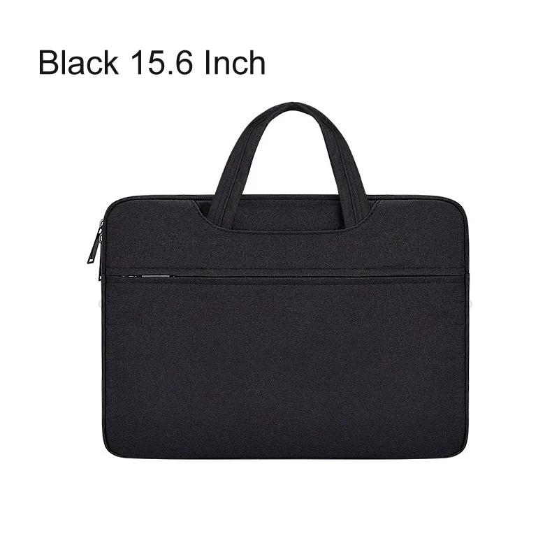 Black 15.6 Inch Женская Мужская сумка, сумка для ноутбука, сумка для путешествий, деловой мужской портфель, 13,3, 14,1, 15,6 дюймов, сумка для ноутбука для Macbook Air Pro, чехол для ПК - Цвет: Black 15.6 Inch