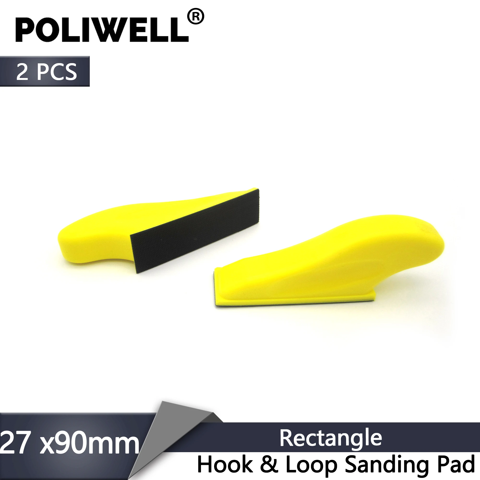 

2 шт. 27X90mm на застежке-липучке с резервным копированием шлифовальные колодки для абразивов шлифование наждачной бумагой диски для деревообработки ручная полировка инструменты