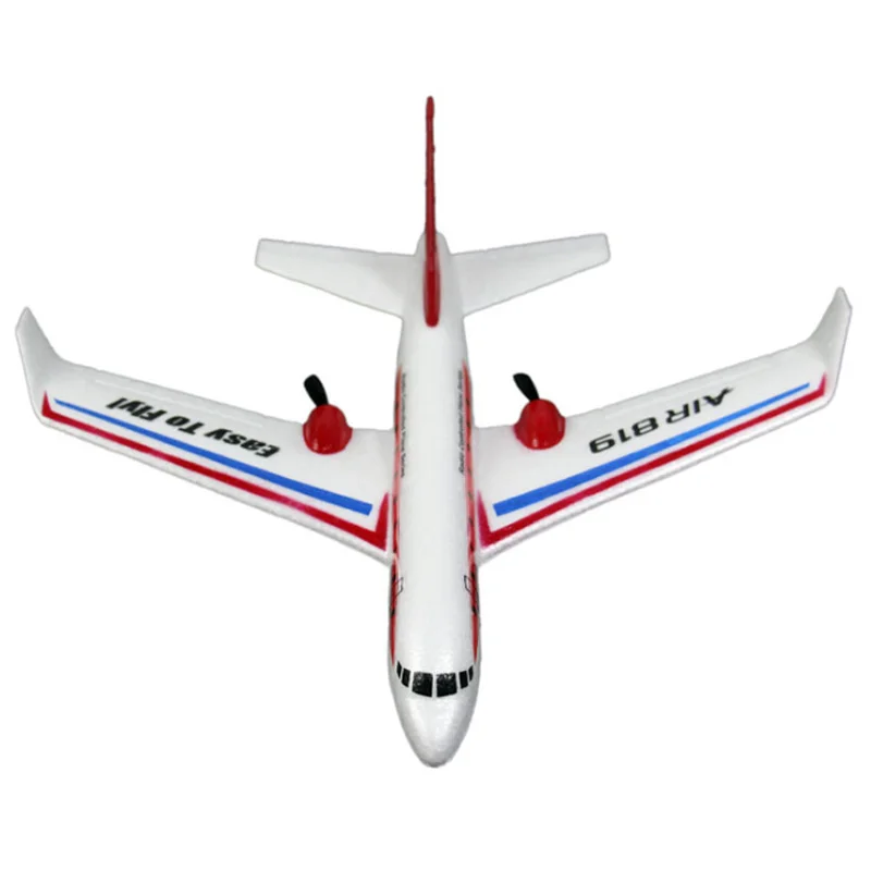 FX-819 2,4G 2CH RC Дрон 400 мм размах крыльев легкий EPP DIY RC Самолет Gl1Der самолет авиалайнер пассажирский самолет TF детские игрушки