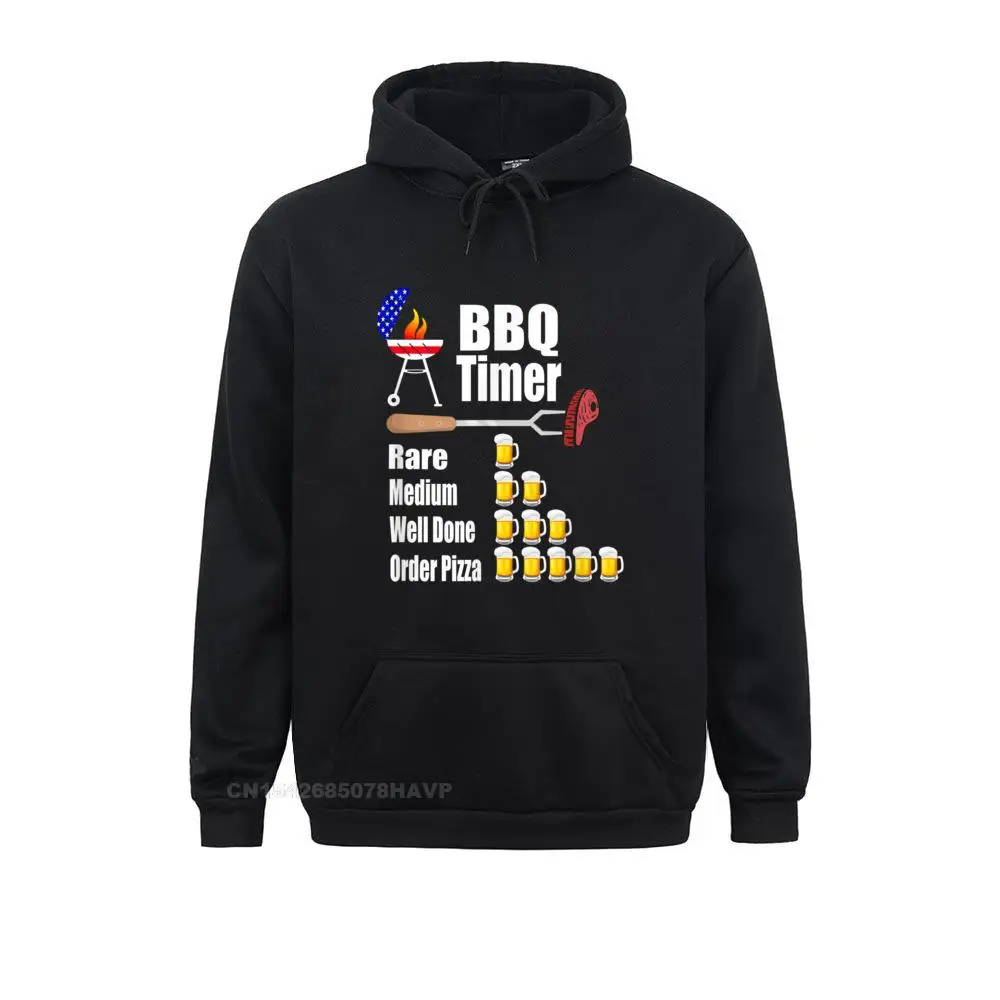 

Funny BBQ Timer Barbecue Grill Grilling Punk Hoodie Sweatshirts For Men Anime Sweater Hoodies Plain Father Day Casual