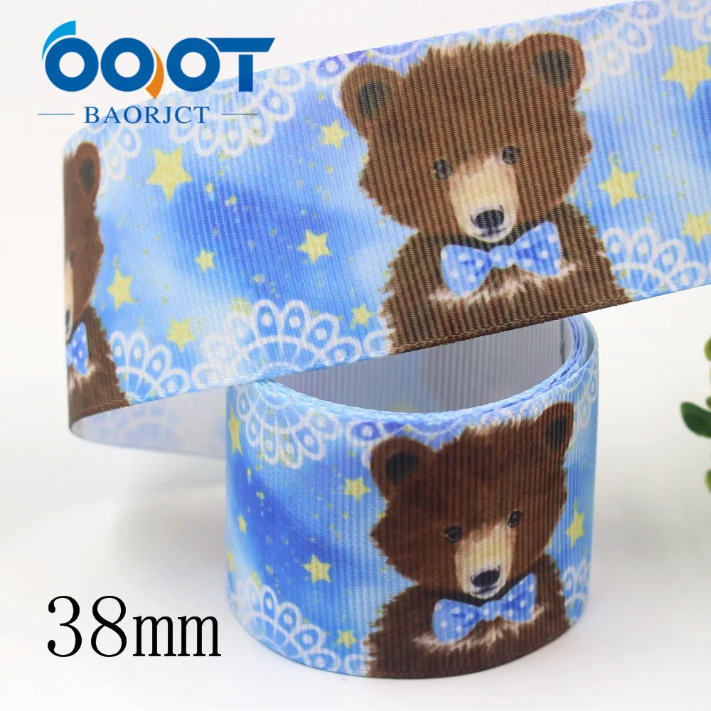 OOOT BAORJCT I 19906 2069 38 мм 10 ярдов мультфильм тепловой передачи печатных корсажные ленты