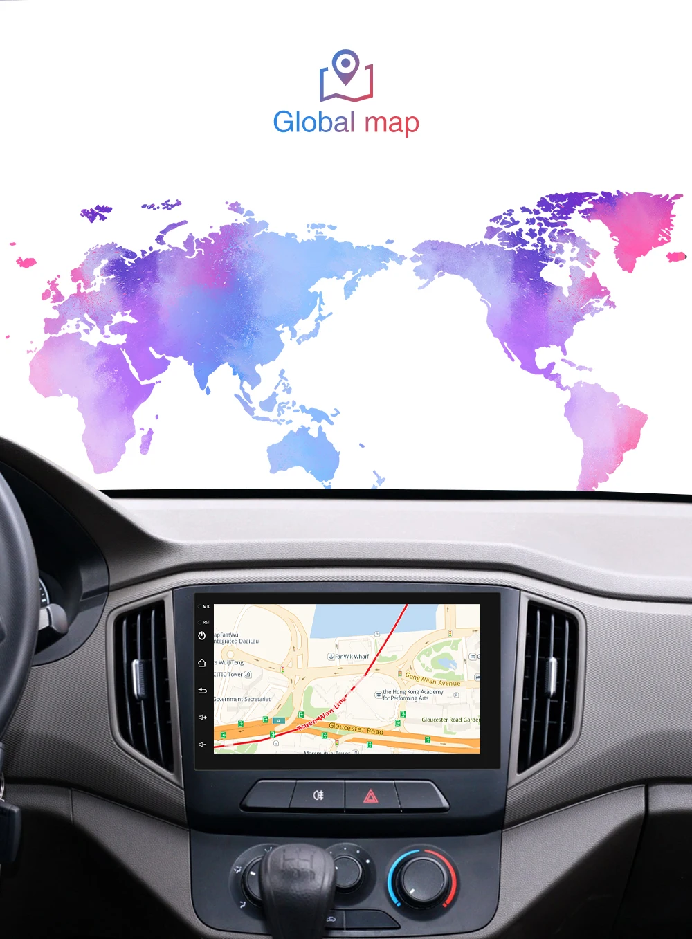 US $75.52 Podofo Android 91 2 Din Car Radio Multimedia Player Universal Auto Stereo GPS For Volkswagen Nissan Hyundai Kia Toyota LADA