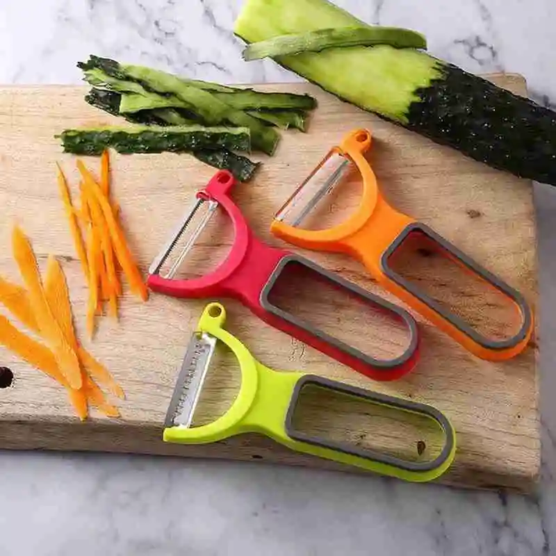 3Pcs Peelers Kitchen Food Peeler Steel Home gadget Cutter kitchen Set