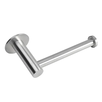 

Wall Mount Toilet Bathroom Paper Holder Seamless Durable Stainless Steel Self Adhesive
