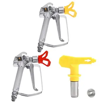 

3600psi Universal Spray Gun Tungsten Steel Spraying Guide Machine Quick Edge Airless Paint Sprayer Power Accessories