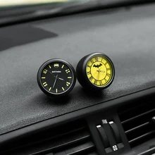 Автомобильные часы, светящиеся мини-автомобили, внутренние цифровые часы, механика, кварцевые часы, аксессуары для автомобильного стайлинга, подарки
