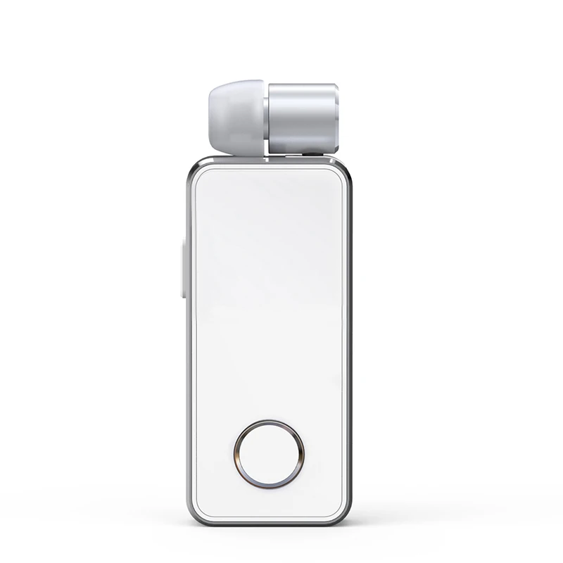 

2019 NEW Bluetooth 5.0 Mini Earphone Easy to Pair aluminium alloy Stereo Handsfree retractable headset wireless noise canceling