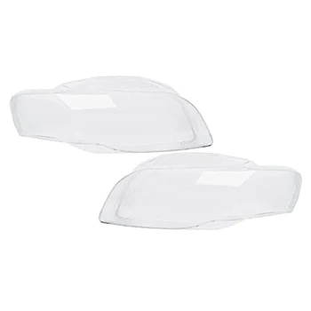 

Front Headlight Head Light Lamp Lens Cover Shell Lamp Shade For- A4 B7 2006 2007 2008