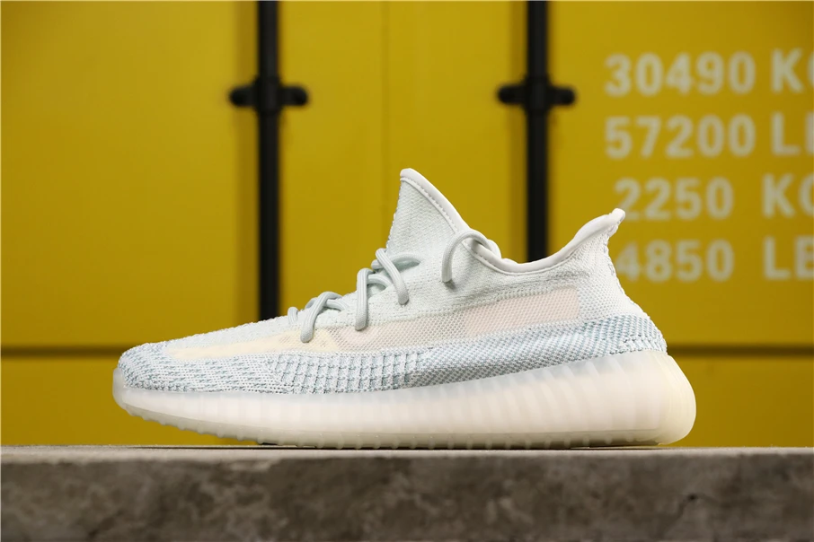 Скидка новые дышащие кроссовки yeezys air 350 v2 boost мужские и женские спортивные кроссовки 350v2 статические 350v2 кроссовки размер 36-46 - Цвет: 350v2