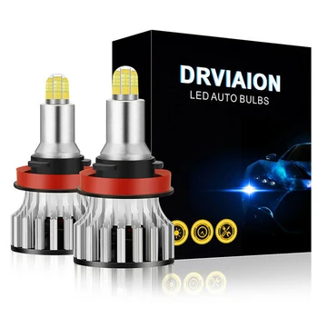 

Replacement LED Headlights Set Accessories White 360 Degree 6000K 18000LM