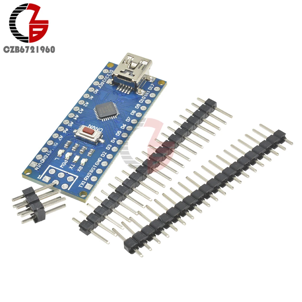 Мини-usb CH340 CH340G Nano V3.0 ATmega328 16M 5V плата микроконтроллера ATmega328P модуль драйвера DIY комплект для Arduino