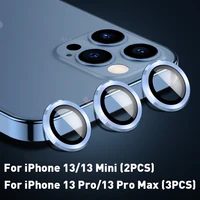 Kamera objektiv glas Für iphone 13 13pro 13 mini Protector Fall Film Diamant aufkleber ring Für iPhone 13 pro max promax zubehör