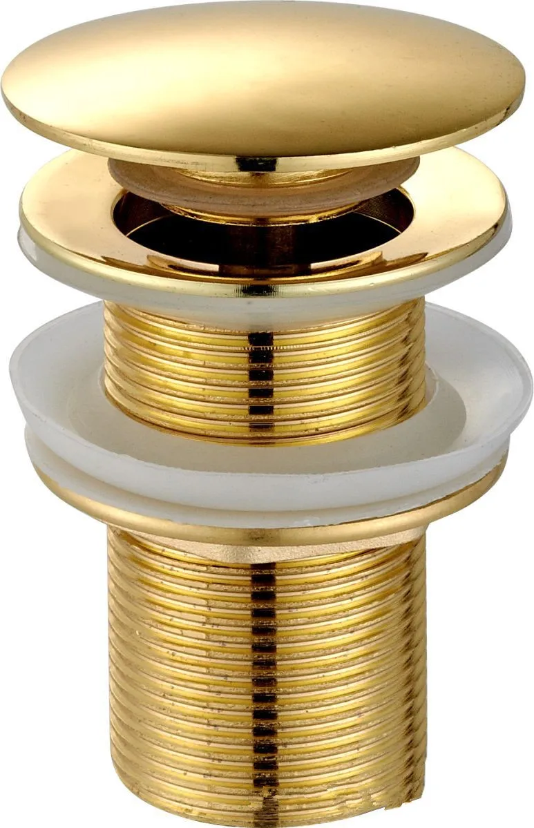 Drain With Overflow Bathroom Basin Sink Plugs Kitchen Strainer Shower Stopper pop up chrome gold | Обустройство дома