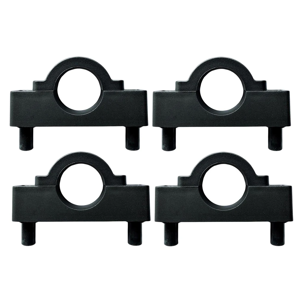 4pcs Fishing Boat Kayak Motor Mounting Bracket Holder Float Pole Clamp Clip