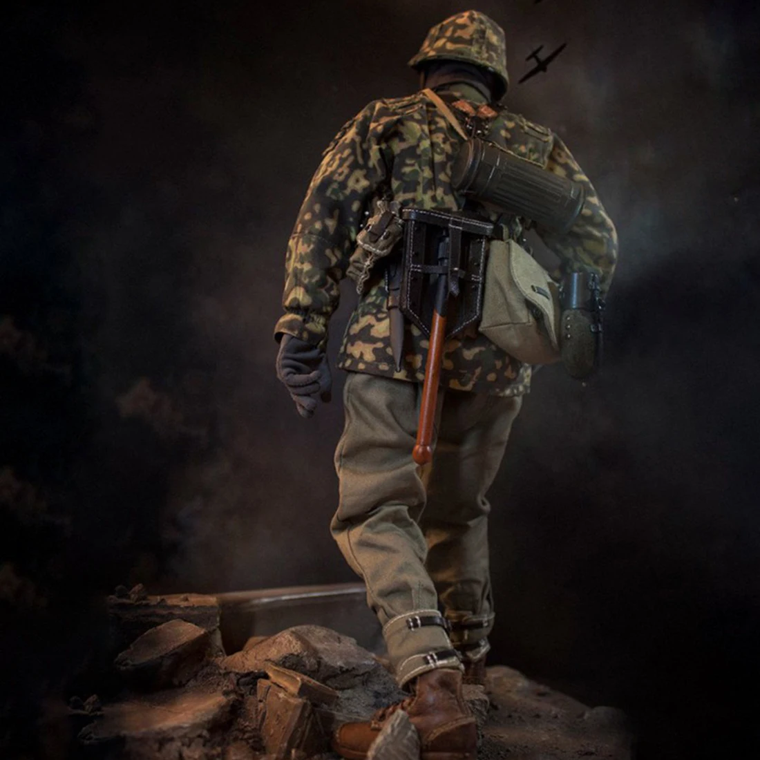 MODIKER 2019 Новый 1/6 30 см Солдат модель костюм реалистичный головной убор DIY ручной работы DID Второй мировой войны солдат модель Baldric