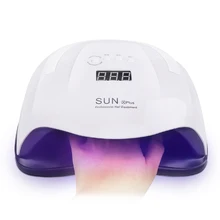 80 Вт УФ-лампа светодиодный светильник для ногтей с 42 бусинами Сушилка для ногтей Гель-лак для маникюра с автоматическим датчиком 4 таймера инструменты для ногтей