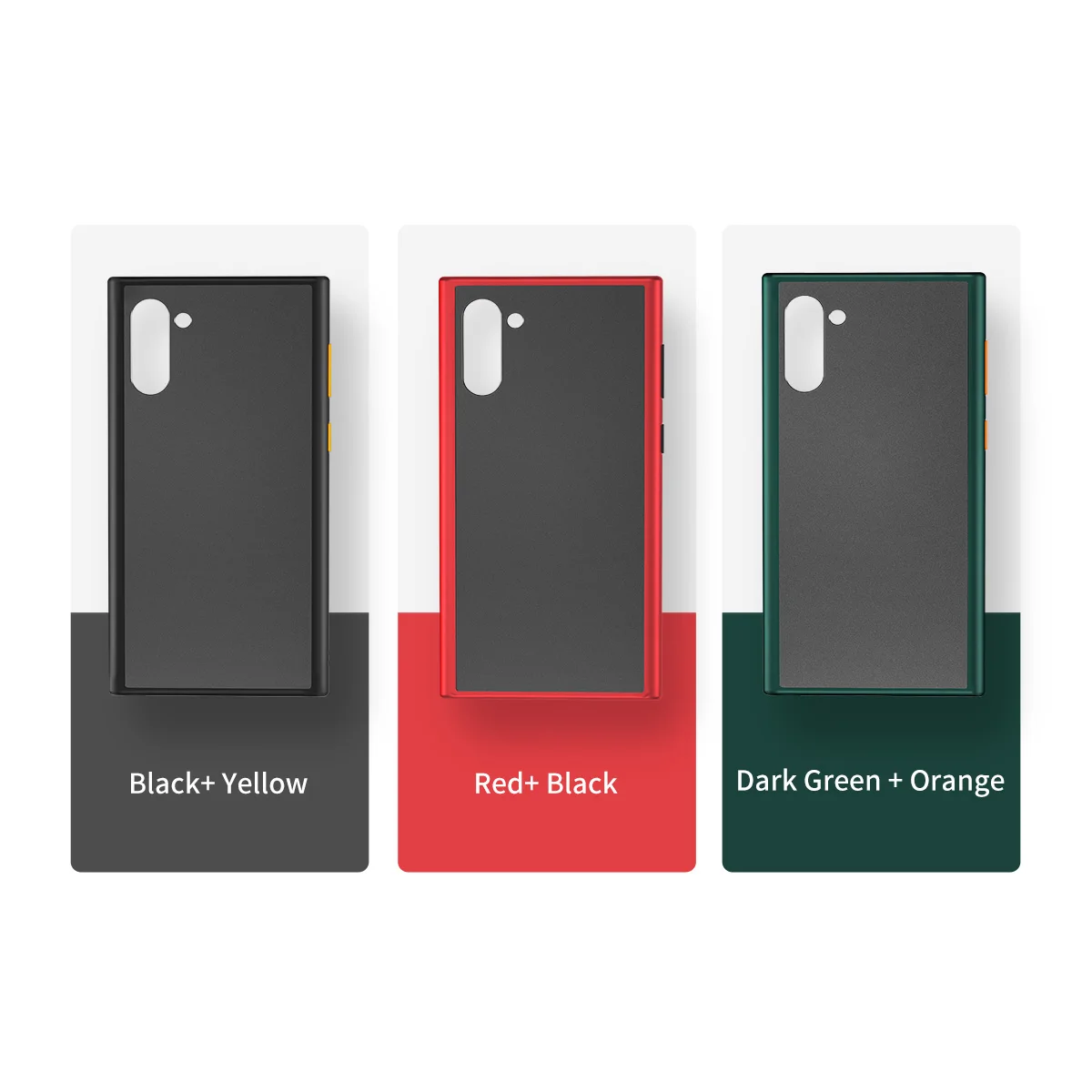 Чехол ROCK Matte PC+ TPU для samsung Galaxy Note 10 Note10 Plus Мягкий силиконовый ударопрочный бампер пуленепробиваемый стеклянный клей задняя крышка