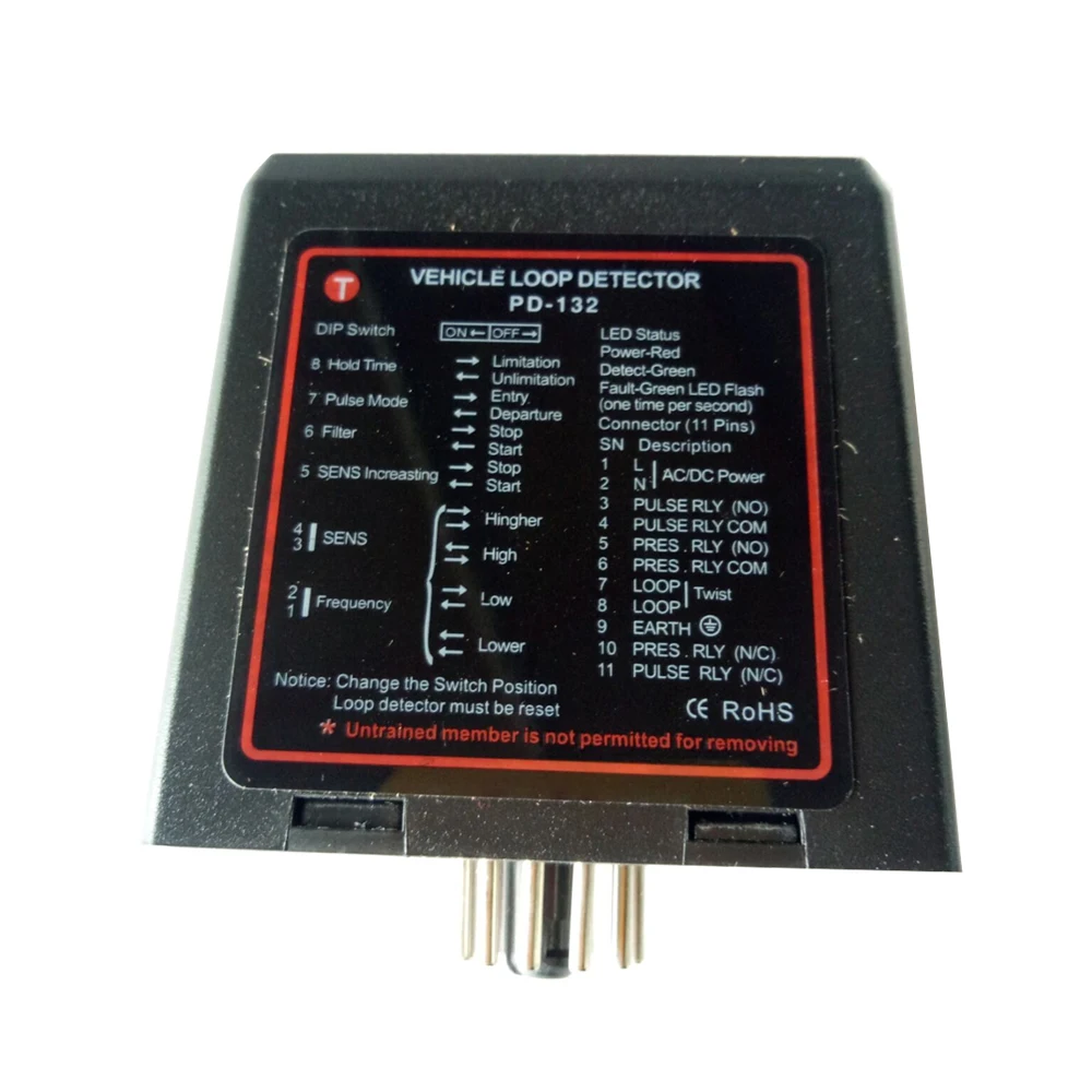 PD132 Automatic Gate opener barrier gate Traffic Inductive single channel Loop Vehicle Detector compatible with northtech
