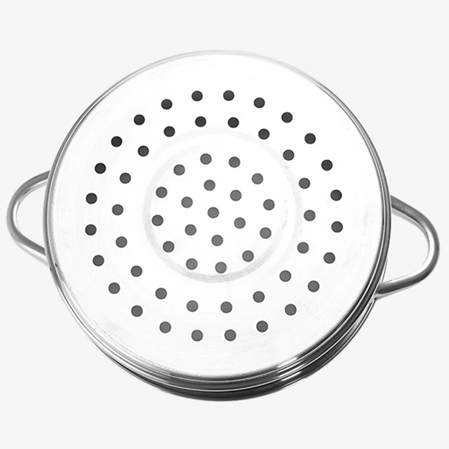 20CM Stainless Steel Thickening Double Ear Steamer Kitchen Tools 3