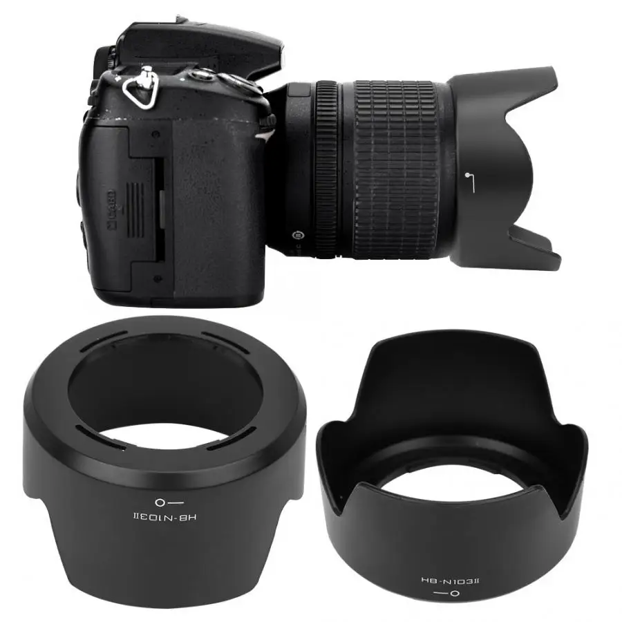 HB-N103II пластиковая бленда для крепления объектива камеры подходит для Nikon 1 VR 10-30 мм f/3,5-5,6 V1 V2 J1 J2 J3 S1 Лидер продаж