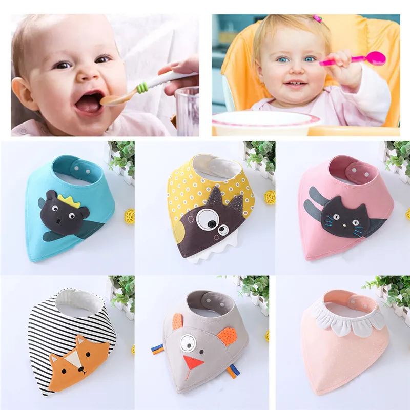 

CYSINCOS Baby Towels Cartoon Three-dimensional Embroidery Towel Baby Cotton Saliva Towel Children's Modeling Bib