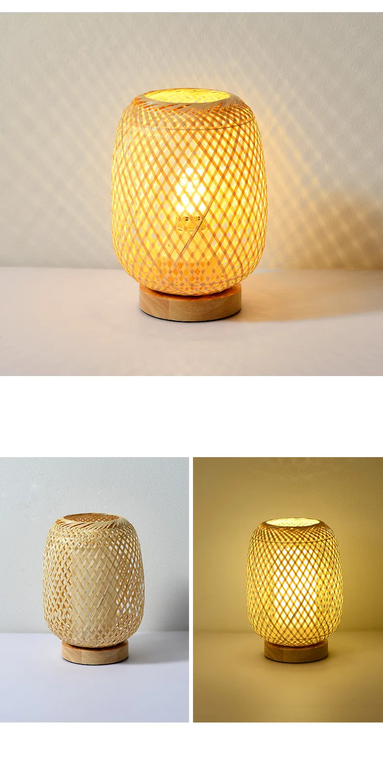 Charming Bamboo Wooden Lamp