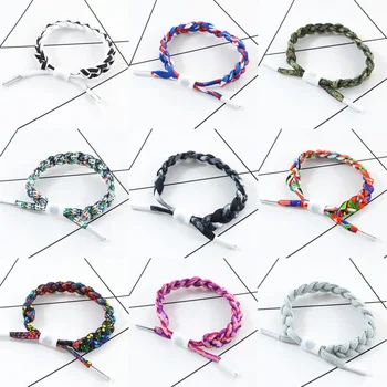 

Simple Exquisite Hand Knitted Shoelace Bracelet All-matching Creative Geometry Various Colours Little Lion Bracelet