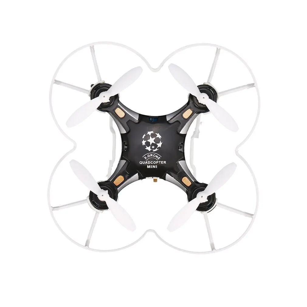 Black FQ777 124 2,4G 4CH шестиосевой гироскоп мини-Дрон 360 градусов флип Безголовый режим один ключ возврат RC Карманный Квадрокоптер RTF с светильник - Цвет: Black