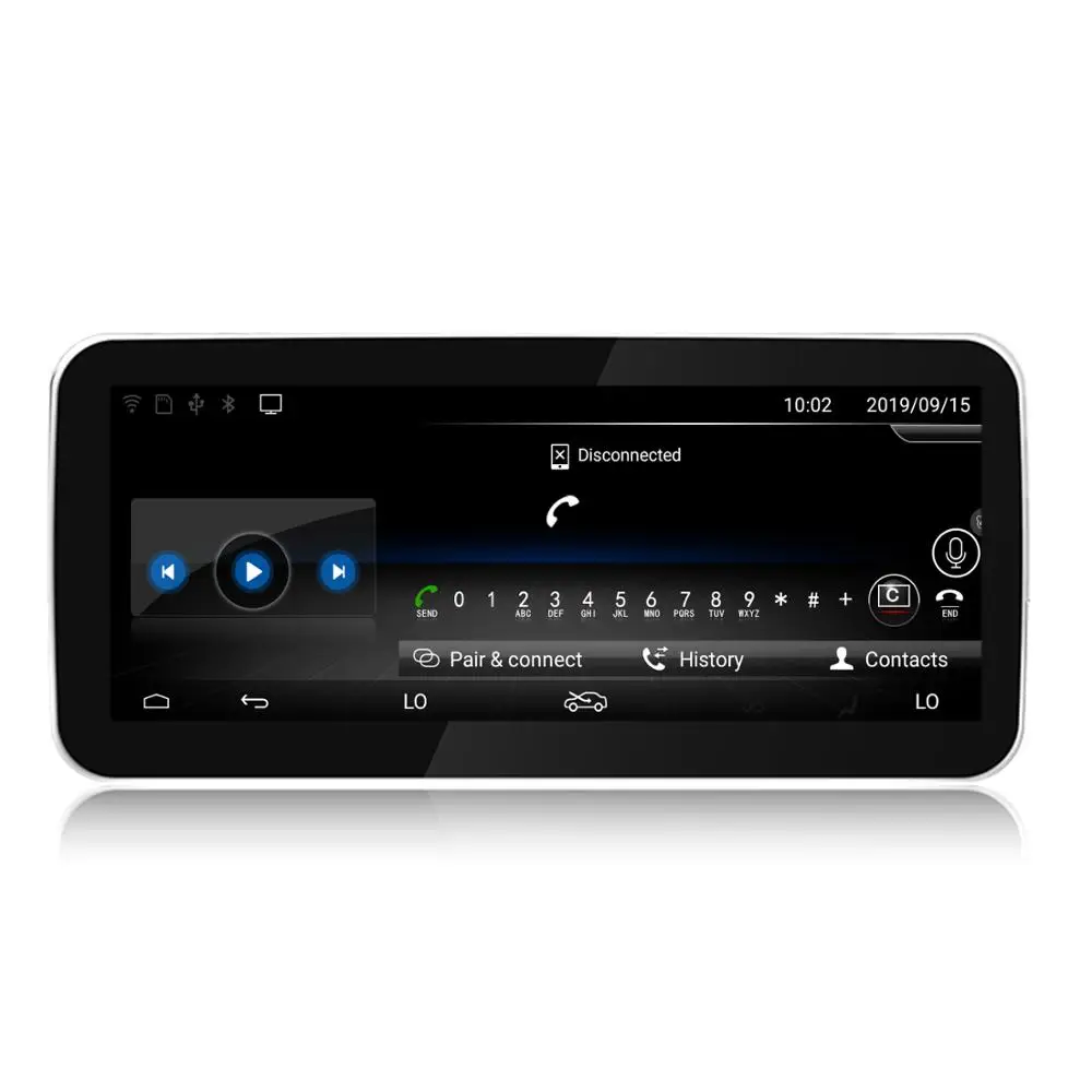 COIKA 10,2" Android 8,1 автомобильная Система головное устройство для Mercedes Benz C GLC W204 W205 gps Navi Радио Google wifi BT SWC ips экран DAB