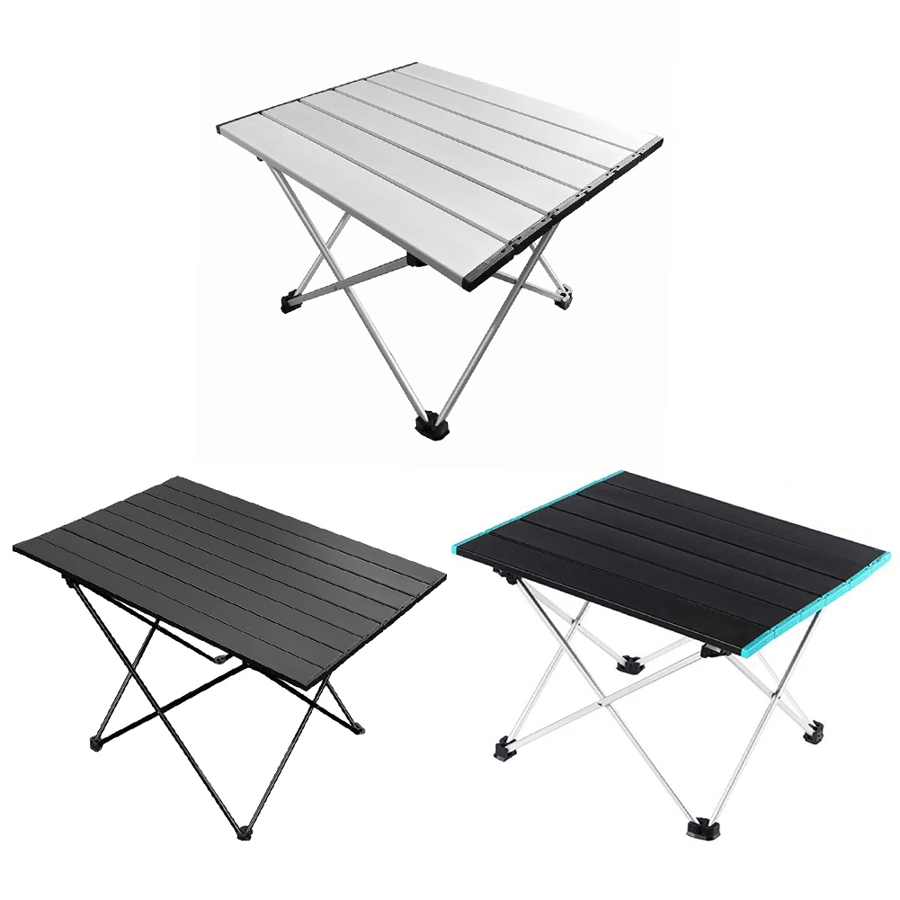 Portable Folding Camping Table Outdoor Canopy Cooking Foldable Desk Tourist Picnic Small Lightweight Metal Camping Folding Table foldable table