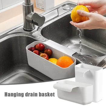 

Sink Sponge Holder Hanging Plastic Kitchen Sink Strainer Basket Kitchen Sink Organizer Storage Rack Drop Shipping