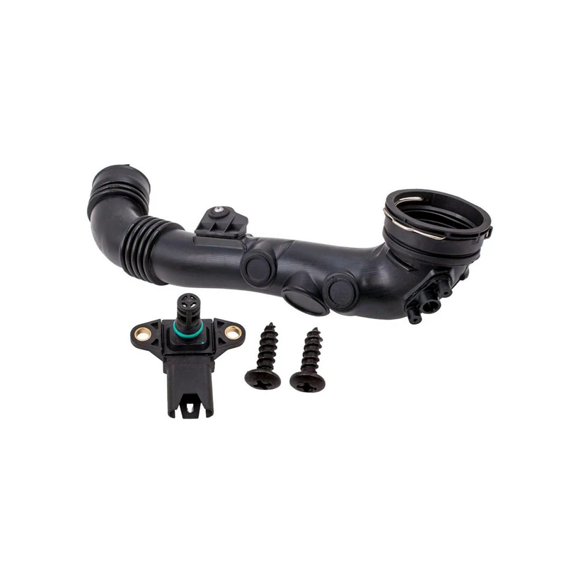 13717615026 13717599294 سيارة خنق المبرد الهواء جند أنبوب مجرى مع مستشعر لسيارات بي إم دبليو 1 3 سلسلة X1 E84 E88 E91 E92 E93