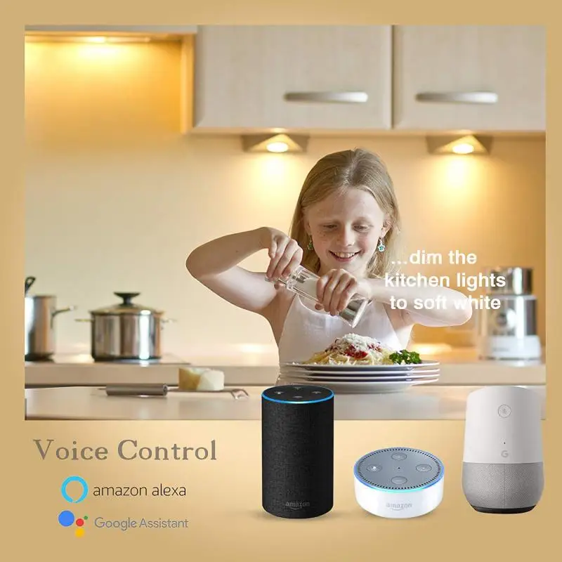 E27 WiFi умный светильник RGB LED светильник, совместимый с Alexa Google Home